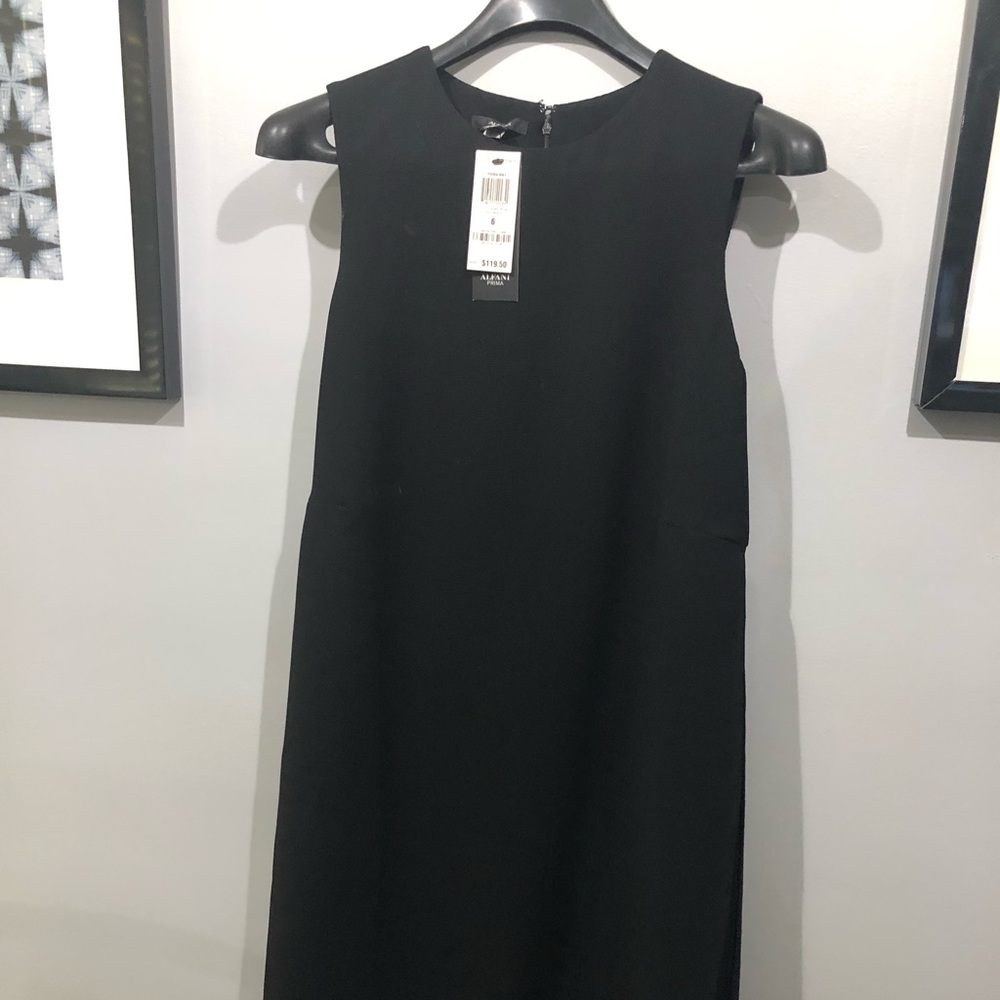 Alfani black dress, knee-length, Size 6, NWT